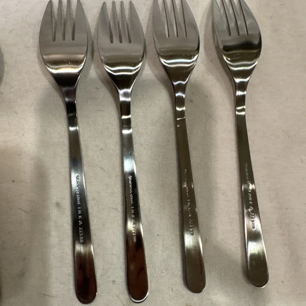 Ikea FORNUFT Stainless Steel Flatware 223 88 Modern Design 20 Pc 4 Place Setting